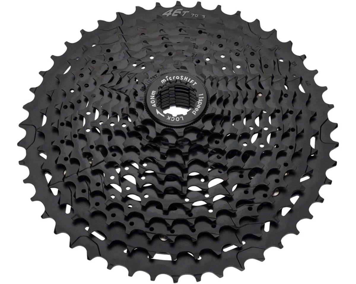 Microshift H11 Cassette (Black) (11 Speed) (Shimano HG) (11-46T)
